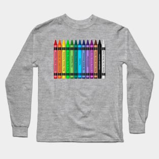 Woke Crayons Long Sleeve T-Shirt